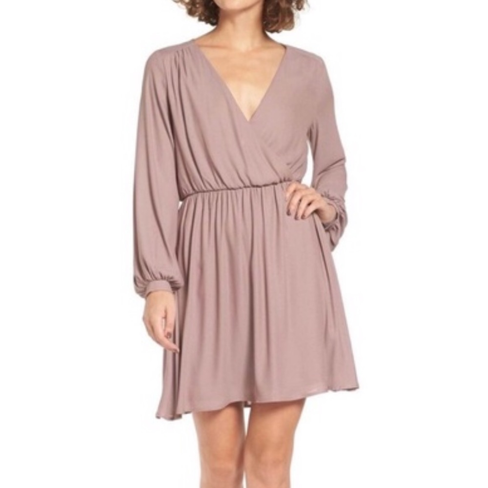 Emma Surplice Skater Dress from Nordstrom